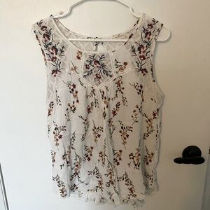 Womens floral tank